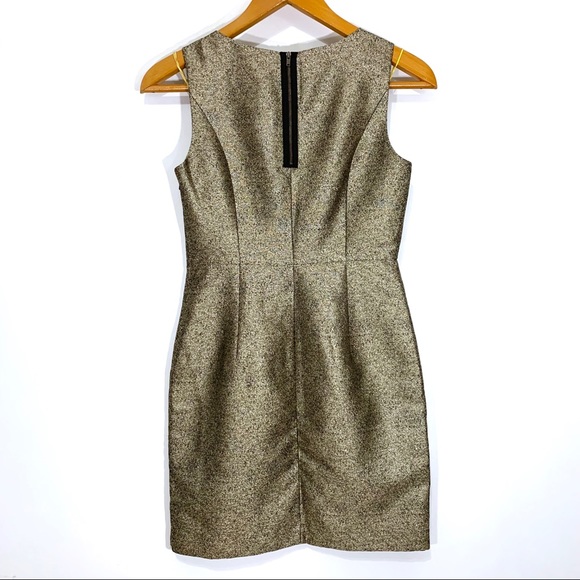 Fossil Sleeveless Gold Cocktail Dress - Picture 5 of 7